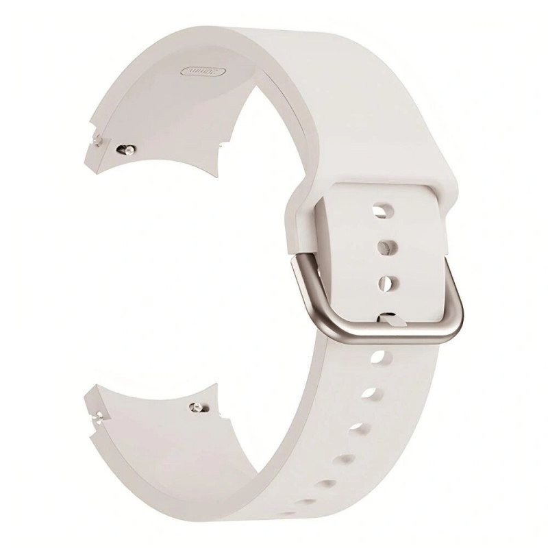 Tech-Protect Silikónový remienok THP3041 pre Samsung Galaxy Watch 4/5/5 Pro/6/7/FE, Starlight