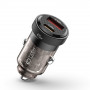 Tech-Protect CC45W 2-portová autonabíjačka, USB-C PD 45W, USB-A QC 3.0, čierna