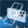 Puzdro Tech-Protect Flexair Hybrid MagSafe pre Samsung Galaxy S22, transparentné