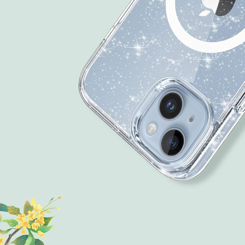 Tech-Protect Flexair Hybrid MagSafe puzdro na Apple iPhone 13 / 14, Glitter