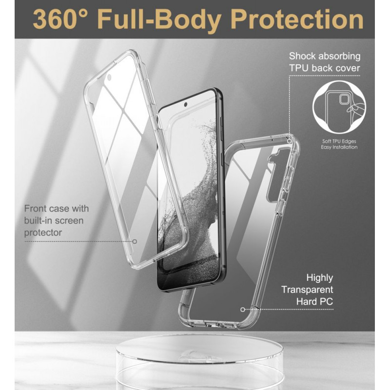 Tech-Protect Kevlar puzdro na Samsung Galaxy S23+, priehľadné