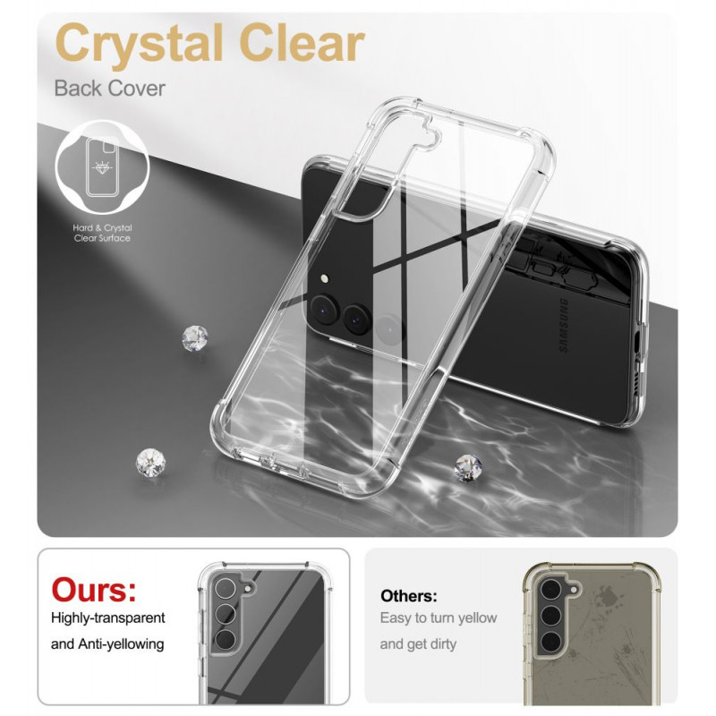Tech-Protect Kevlar puzdro na Samsung Galaxy S23+, priehľadné