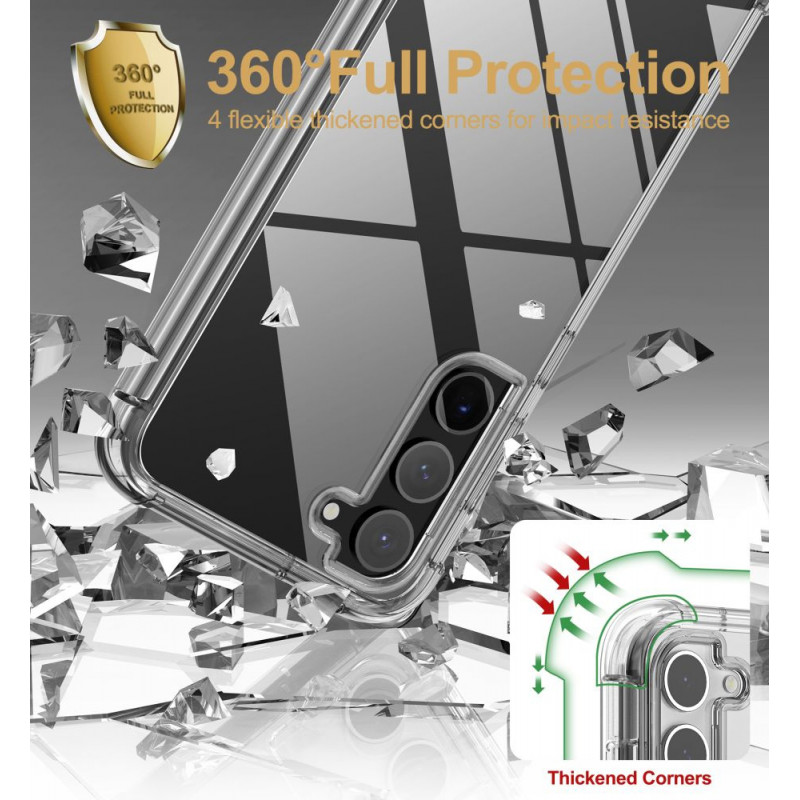 Tech-Protect Kevlar puzdro na Samsung Galaxy S23+, priehľadné