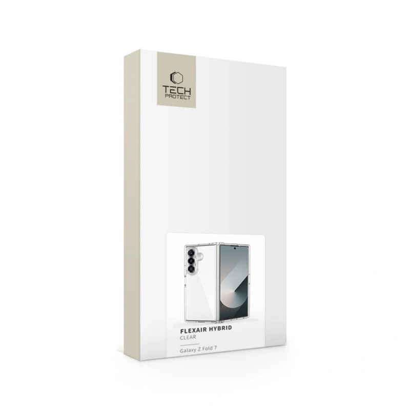 Tech-Protect Flexair Hybrid puzdro THP4308 pre Samsung Galaxy Z Fold 7, priehľadné