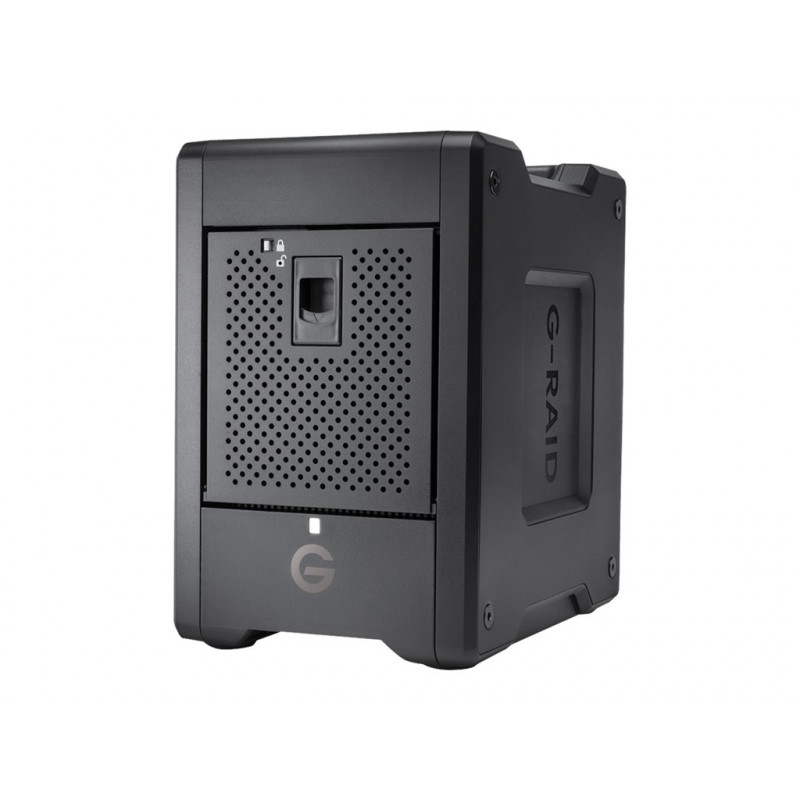SanDisk Professional G-RAID SHUTTLE 4 pole s pevnými diskami, 24 TB, 4 pozície, HDD 6 TB x 4, Thunderbolt 3, USB 3.2 Gen 2