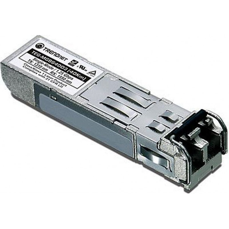 TRENDnet TEG-MGBS10D3 SFP (Mini-GBIC) transceiver modul, GigE, 1000Base-LX, LC single-mode, do 10 km, 1310 nm (TX)