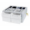 Prídavný vysoký montážny komponent Ergotron StyleView SV43/44 Series Double (2-zásuvkový modul), sivá/biela