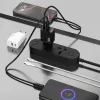 Dudao A27TEU PD 30W GaN nástenná nabíjačka, USB-A + USB-C, čierna