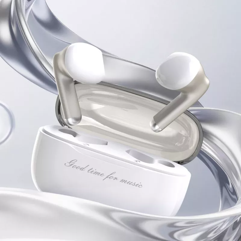 Dudao U8 TWS bezdrôtové in-ear slúchadlá, Bluetooth 5.3, biela