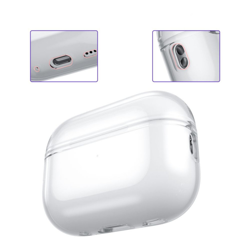 Tech-Protect Flexair puzdro na Apple AirPods Pro 2 / 1, priehľadné