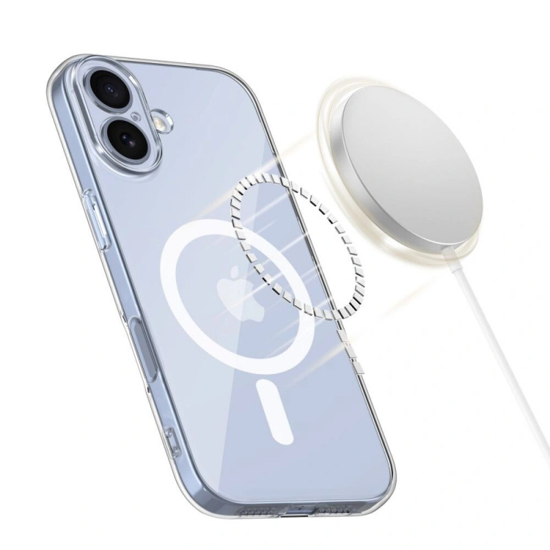 Tech-Protect FlexAir MagSafe puzdro pre Apple iPhone 17, priehľadné