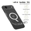 Puzdro Tech-Protect FlexAir MagSafe pre Apple iPhone Air, priehľadné s trblietkami