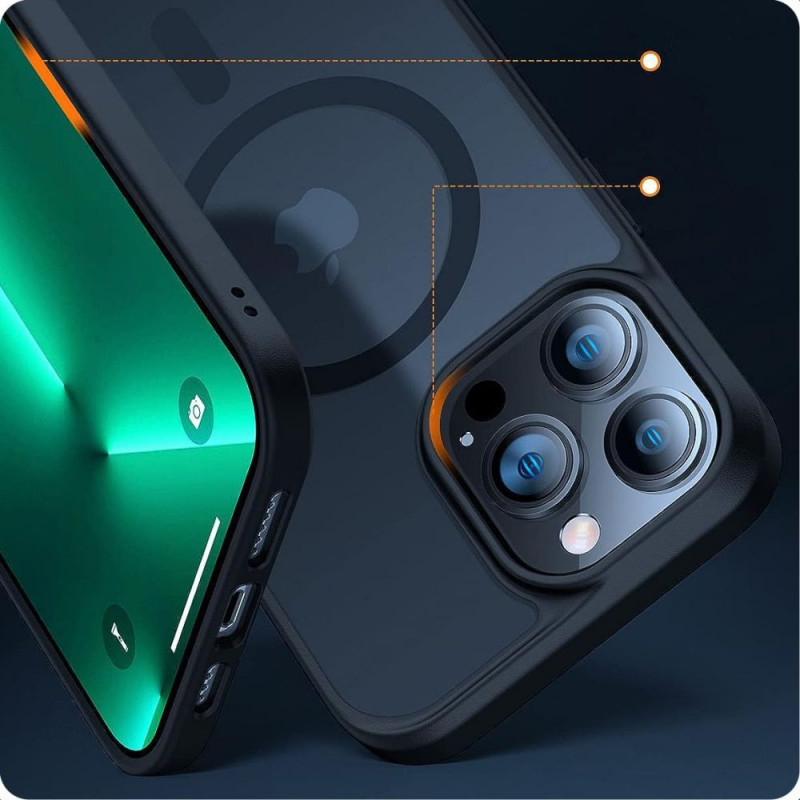Puzdro Tech-Protect MagMat MagSafe pre Apple iPhone 15, matná nebesky modrá