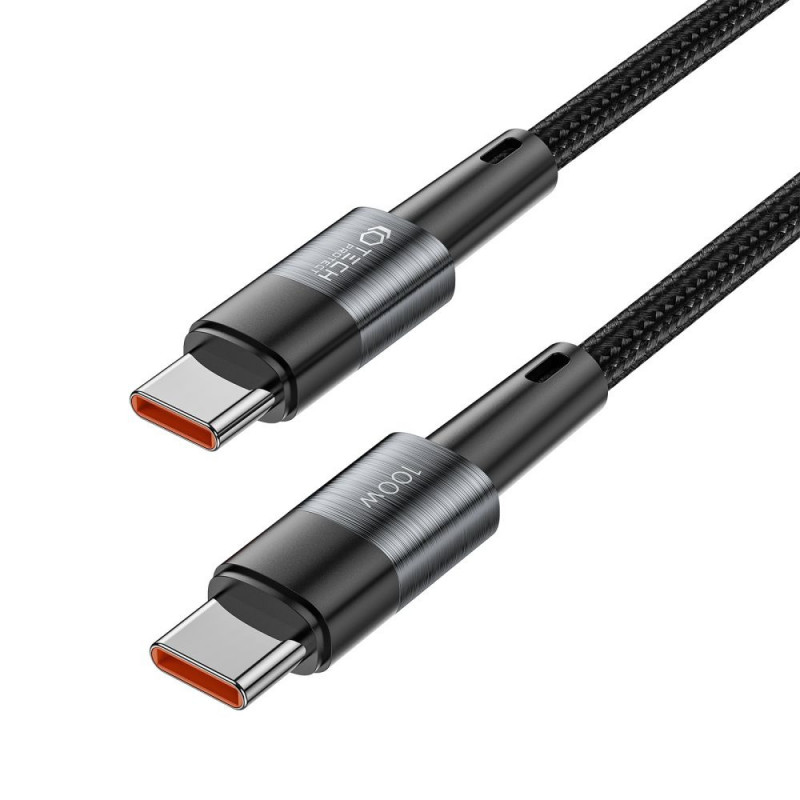 Kábel Tech-Protect Ultraboost USB-C PD, 100W, 5A, 25 cm, sivý