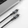 Kábel Tech-Protect Ultraboost USB-C PD, 100W, 5A, 25 cm, sivý