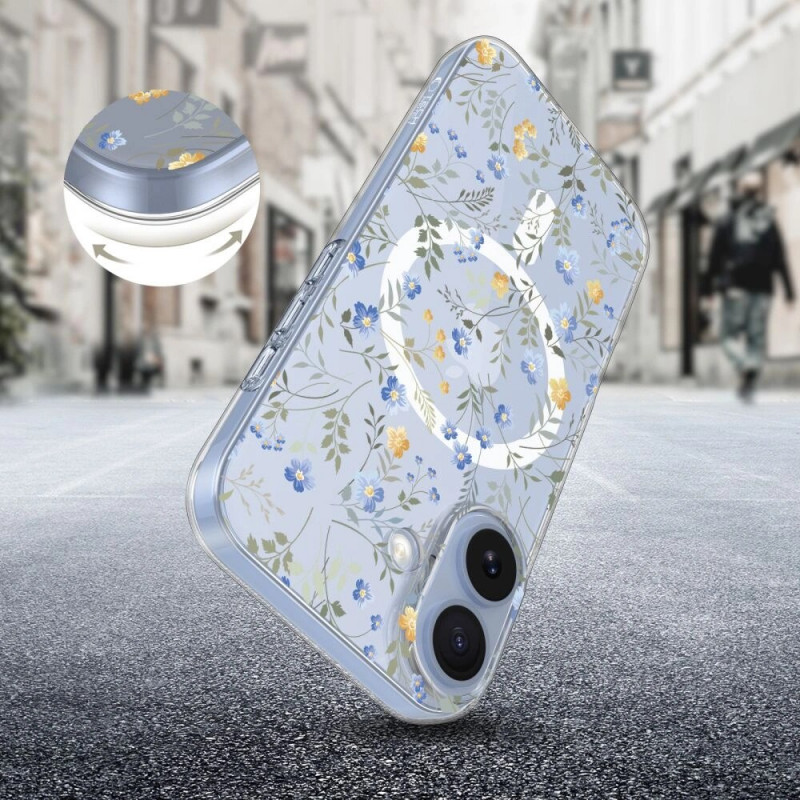 Puzdro Tech-Protect FlexAir MagSafe pre Apple iPhone 17, Spring Flowers