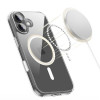 Puzdro Tech-Protect Flexair Hybrid CC MagSafe pre Apple iPhone 17, priehľadné