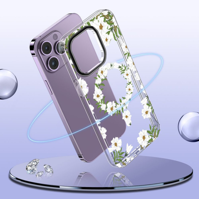 Tech-Protect MagMood MagSafe puzdro pre Apple iPhone 15 Pro, Spring Daisy (THP2327)
