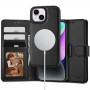 Puzdro Tech-Protect Wallet MagSafe pre Apple iPhone 15, čierne (THP2284)