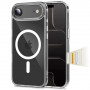 Puzdro Tech-Protect Flexair Hybrid CC MagSafe pre Apple iPhone Air, priehľadné