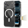 Tech-Protect Flexair Hybrid CC MagSafe puzdro pre Apple iPhone 17 Pro, priehľadné