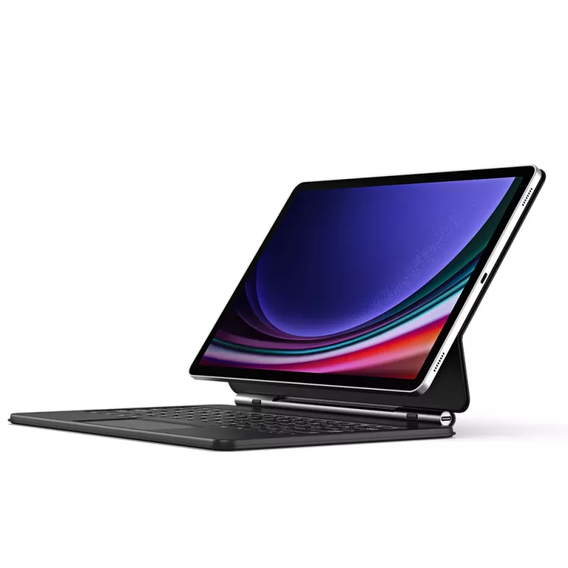 Puzdro na klávesnicu Dux Ducis MK Series s Bluetooth klávesnicou pre Samsung Galaxy Tab S9+ / S8+ / S7+, čierna