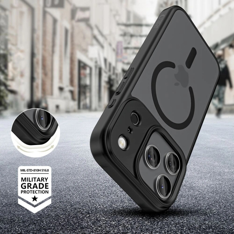 Puzdro Tech-Protect Magmat MagSafe pre Apple iPhone 17 Pro, matná čierna