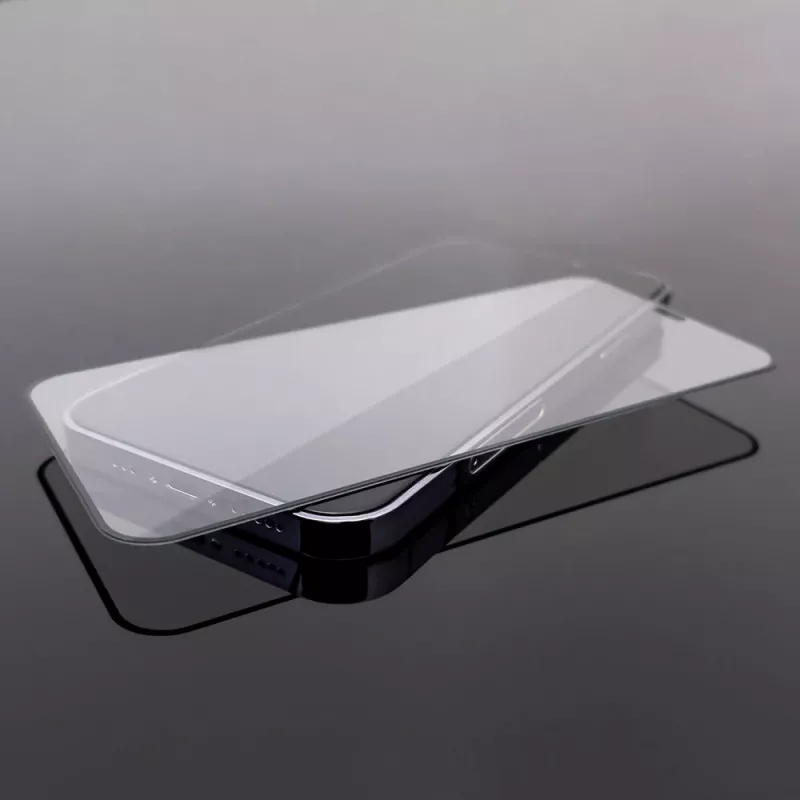 Wozinsky Super Tough Full Glue tvrdené sklo s puzdru priateľským rámom pre iPhone 14 Plus / 13 Pro Max, čierna