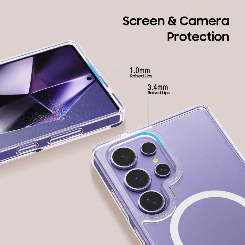 Tech-Protect Flexair Hybrid MagSafe puzdro pre Samsung Galaxy S25 Ultra, priehľadné