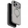 UNIQ Elix puzdro pre Apple iPhone 18 Pro Max / 17 Pro Max, 360 Rotating Kickstand, svetlosivá