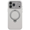 UNIQ Elix puzdro pre Apple iPhone 18 Pro Max / 17 Pro Max, 360 Rotating Kickstand, svetlosivá