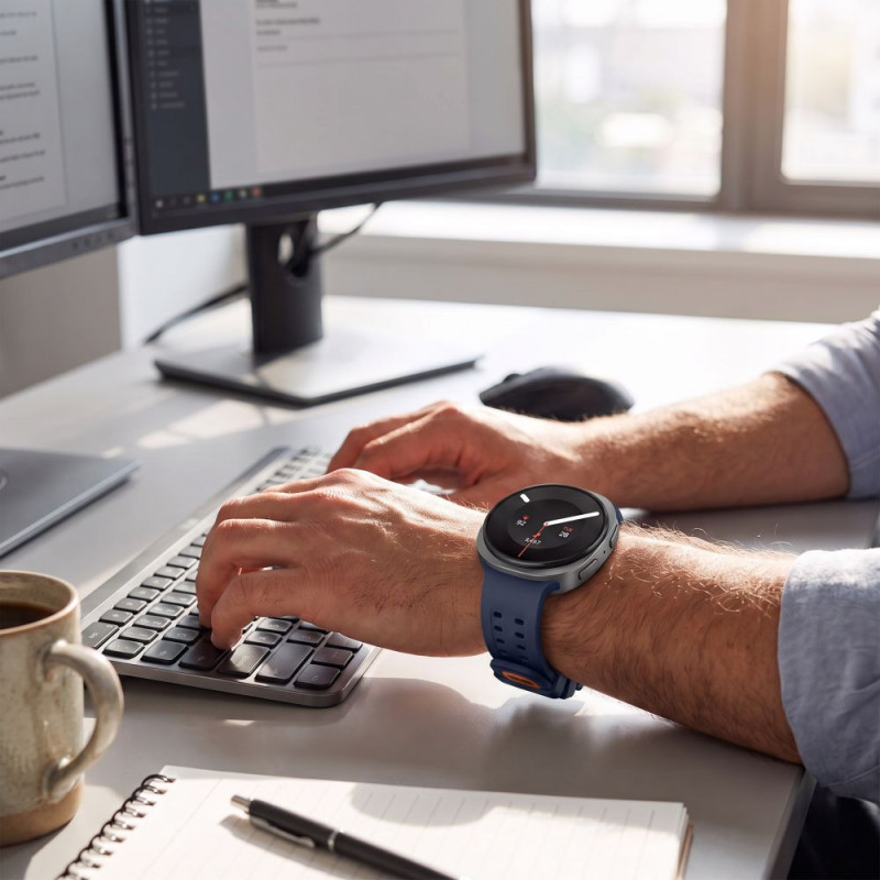 Tech-Protect Silikónový remienok Air pre Samsung Galaxy Watch 8 / 9 / Classic 40 / 44 / 46 mm, námornícka modrá