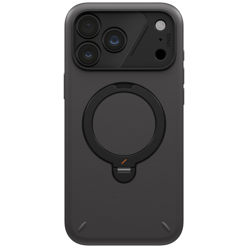 UNIQ Elix puzdro pre Apple iPhone 18 Pro Max / 17 Pro Max, 360° otočný stojan, sivé