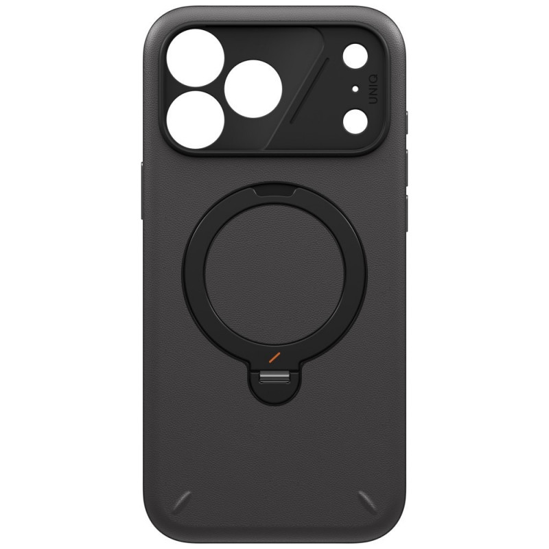 UNIQ Elix puzdro pre Apple iPhone 18 Pro Max / 17 Pro Max, 360° otočný stojan, sivé
