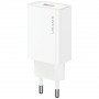USAMS CC326 T69 nástenná nabíjačka USB-A, 10,5 W, 2,1 A, biela