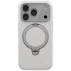UNIQ Elix puzdro pre Apple iPhone 18 Pro / 17 Pro, 360 Rotating Kickstand, svetlosivá