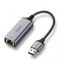 Ugreen MC209 USB 3.0 Gigabit Ethernet adaptér, sivý