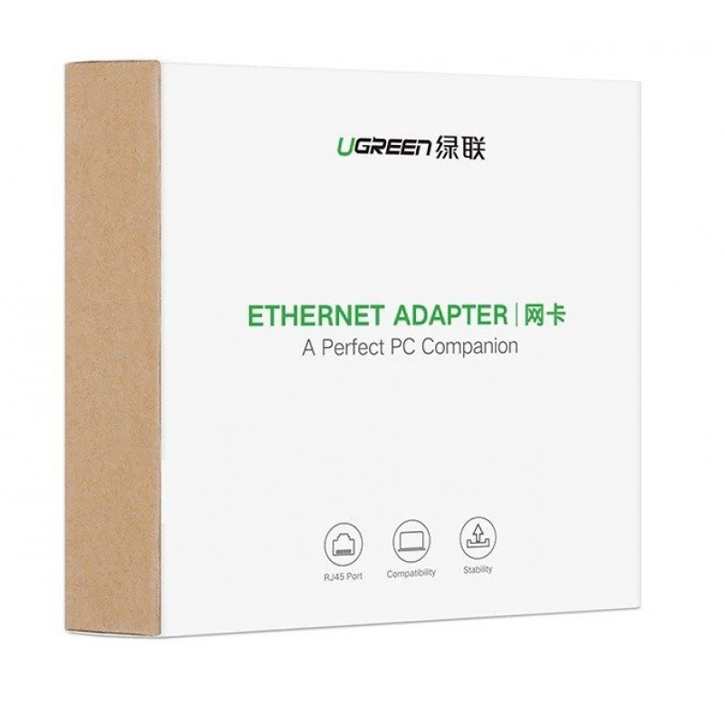 Ugreen MC209 USB 3.0 Gigabit Ethernet adaptér, sivý