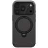 UNIQ Elix puzdro pre Apple iPhone 18 Pro / 17 Pro, 360° otočný stojan, sivé