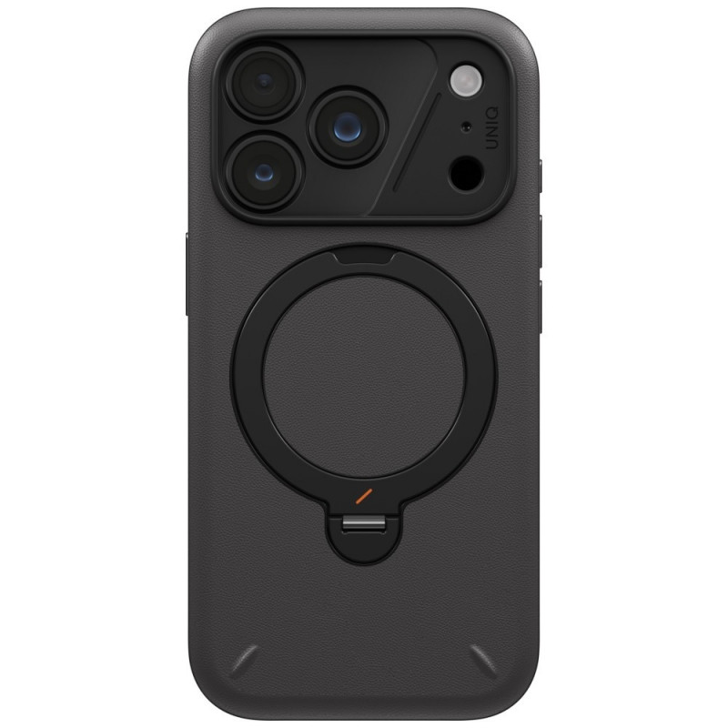 UNIQ Elix puzdro pre Apple iPhone 18 Pro / 17 Pro, 360° otočný stojan, sivé