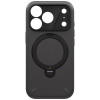 UNIQ Elix puzdro pre Apple iPhone 18 Pro / 17 Pro, 360° otočný stojan, sivé