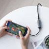 Ugreen CM199 sieťový adaptér USB-C na RJ45 Gigabit Ethernet, 1000 Mbps, sivý