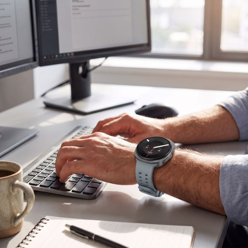Tech-Protect Silikónový remienok Air pre Samsung Galaxy Watch 8 / 9 / Classic 40 / 44 / 46 mm, sivo-mlhová
