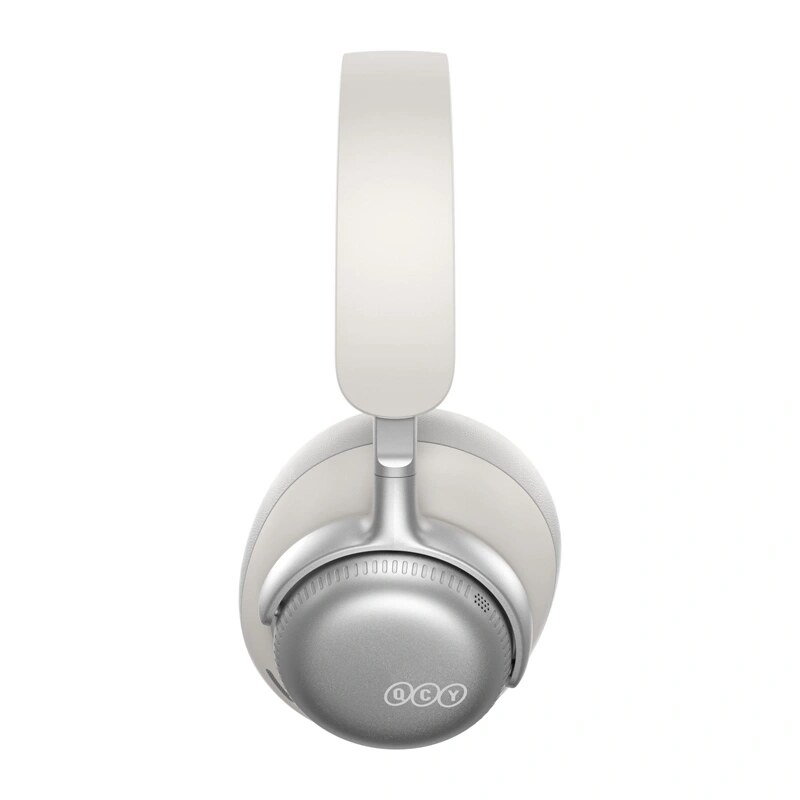 QCY H6 Ultra bezdrôtové náhlavné slúchadlá cez uši, adaptívne ANC, Bluetooth 6.0, biele