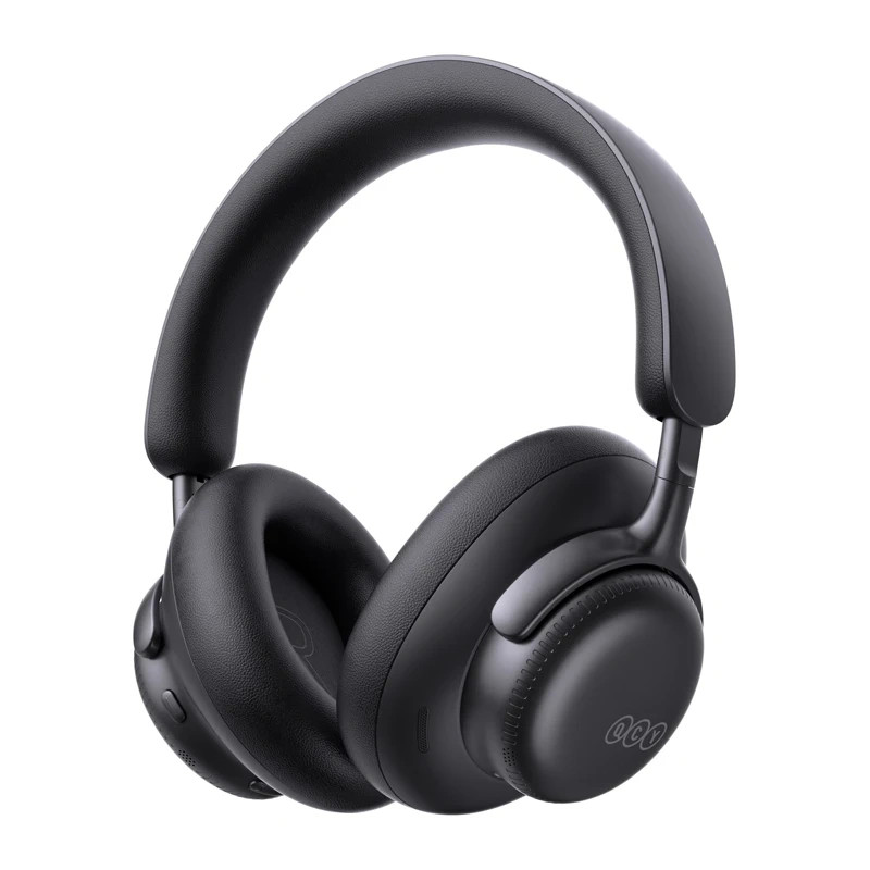Bezdrôtové náhlavné slúchadlá QCY H6 Ultra, adaptívne ANC, Bluetooth 6.0, čierne