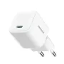 Joyroom TCG08 (JR-TCG08) GaN cestovná nabíjačka, USB-C, 20W, PD 3.0, QC 3.0, biela