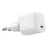 Joyroom TCG08 (JR-TCG08) GaN cestovná nabíjačka, USB-C, 20W, PD 3.0, QC 3.0, biela