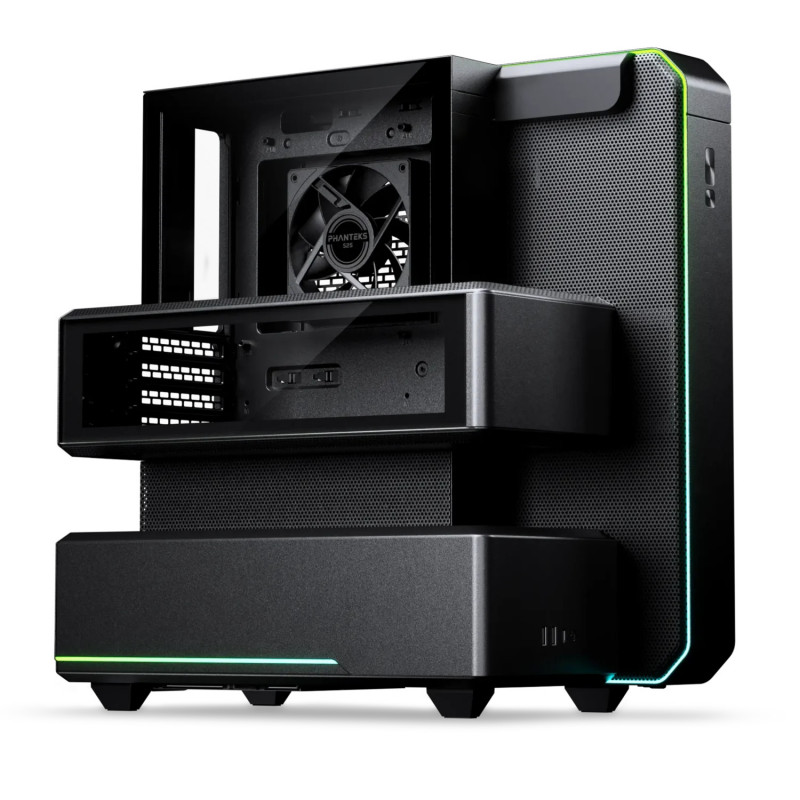Phanteks EX5 Midi Tower PC skriňa, ATX, Direct Cooling, čierna