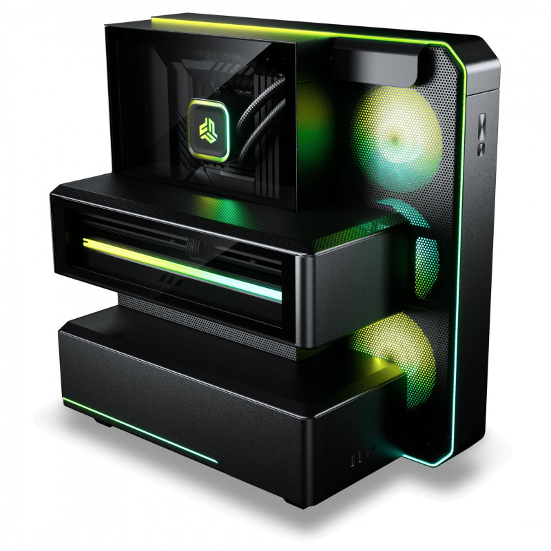 Phanteks EX5 Midi Tower PC skriňa, ATX, Direct Cooling, čierna