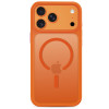 Tech-Protect Magmat MagSafe CC puzdro pre Apple iPhone 17 Pro / 18 Pro, matná cosmic orange